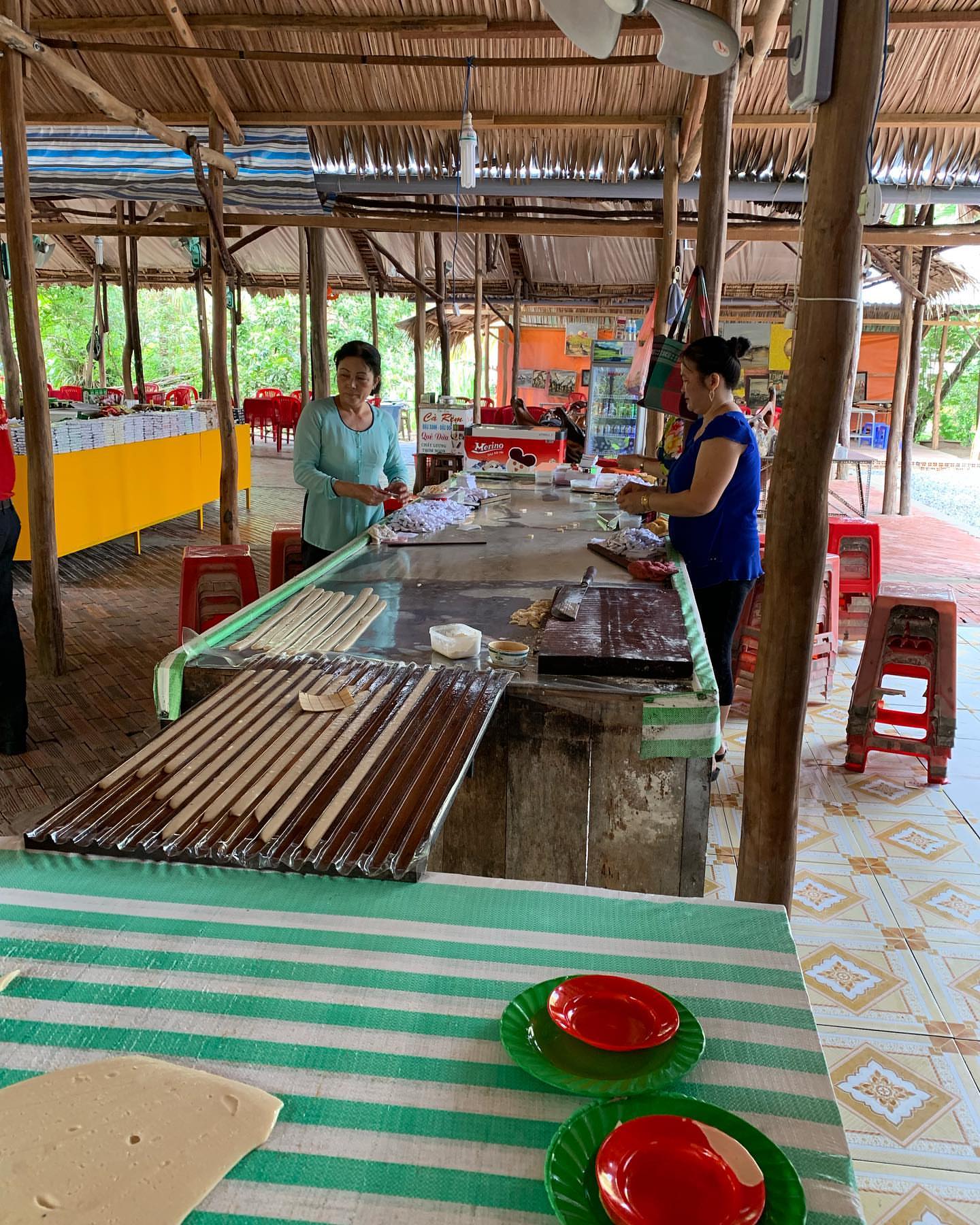 Making Coconut Candy in Phung Island, My Tho, Tien Giang